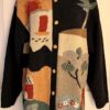 Beilisha Fashion "VILLAGE" Embroidery  Ladies Large Long Sleeve Cardigan Sweater