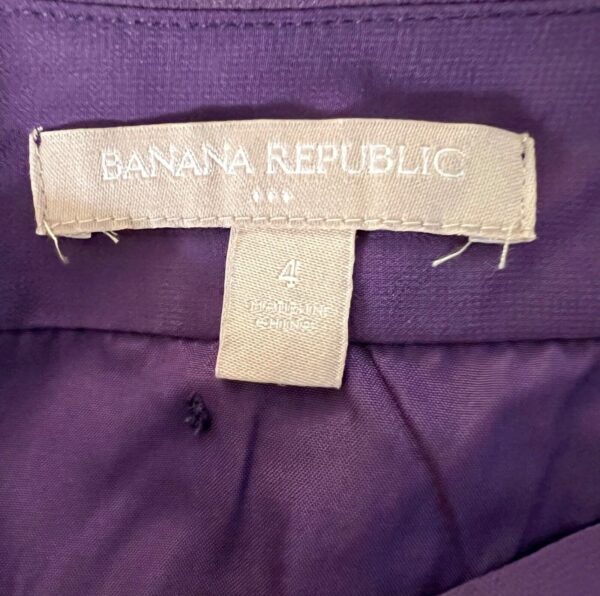 BANANA REPUBLIC PURPLE LADIES X-SMALL CHIFFON LAYERED MINI SKIRT Sz XS (4) EUC! - Image 7