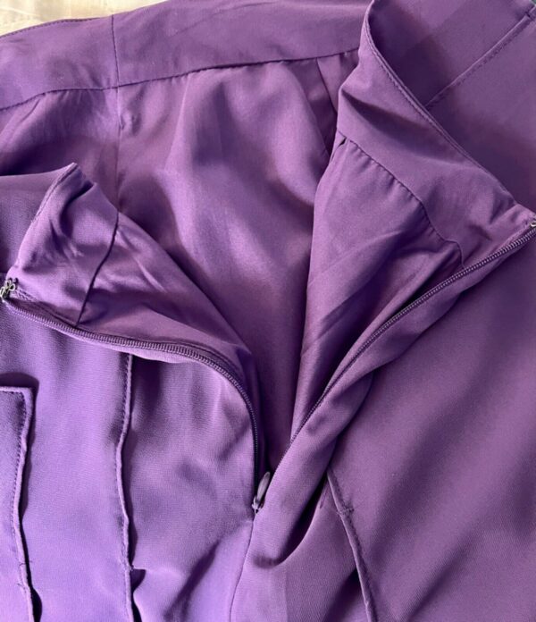 BANANA REPUBLIC PURPLE LADIES X-SMALL CHIFFON LAYERED MINI SKIRT Sz XS (4) EUC! - Image 10