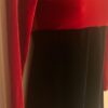 GK ICE FIGURE SKATE ADULT X-SMALL LgS RED ROYAL VELVET EMPIRE DRESS Sz AXS NWT! - Image 2