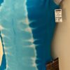 GK ICE FIGURE SKATE LADIES SMALL TURQUOISE TYE-DYE COTTON/STRETCH TANK DRESS AS - Image 5