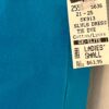 GK ICE FIGURE SKATE LADIES SMALL TURQUOISE TYE-DYE COTTON/STRETCH TANK DRESS AS - Image 6