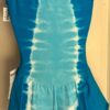 GK ICE FIGURE SKATE LADIES SMALL TURQUOISE TYE-DYE COTTON/STRETCH TANK DRESS AS - Image 8