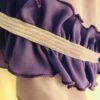 GK LAVENDER VELVET CHILD SMALL LgSLV BUTTERFLY APPLIQUÃ‰ ICE SKATE DRESS CS NWT! - Image 4