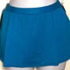 GK ICE SKATE ADULT SMALL TURQUOISE MICROFIBER PULL-ON SKIRT BLACK TRIM Sz AS NWT