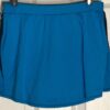 GK ICE SKATE ADULT SMALL TURQUOISE MICROFIBER PULL-ON SKIRT BLACK TRIM Sz AS NWT - Image 7