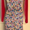 GK ICE SKATE 2-PC ADULT SMALL LgS PINK VELVET FLORAL PRINT TOP/CAPRI SET AS NWT! - Image 3