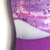 GK ICE FIGURE SKATE VIOLET ADULT SMALL MATTE TRICOT MESH INSERT SLVLS DRESS AS - Image 3