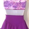 GK ICE FIGURE SKATE VIOLET ADULT SMALL MATTE TRICOT MESH INSERT SLVLS DRESS AS - Image 8