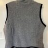 GK GRAY VEST ADULT SMALL POLYESTER FLEECE VELVET TRIM FRONT ZIP SKATE GYM Sz S - Image 4