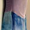 GK LAVENDER VELVET CAMI ICE FIGURE SKATE ADULT SMALL ASYM TIE-DYE CHIF DRESS AS - Image 5