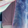 GK LAVENDER VELVET CAMI ICE FIGURE SKATE ADULT SMALL ASYM TIE-DYE CHIF DRESS AS - Image 6