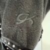 GK FITTED ICE SKATE JACKET CHILD MEDIUM BLACK FLEECE VELVET TRIM JA ZIP  Sz CM - Image 3