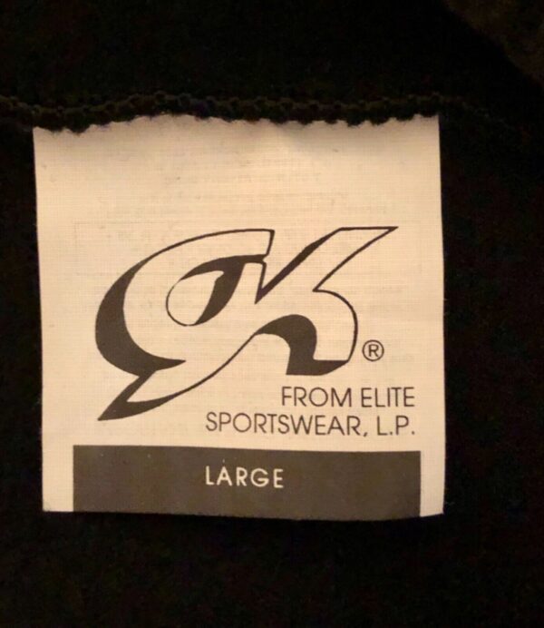 GK FLEECE PULL-ON ADULT LARGE BLACK BOOT-CUT WARM-UP SKATE GYM PANTS Sz AL NWT! - Image 7