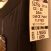 GK ELITE DANCE JAZZ LADIES LARGE BLACK MICROFIBER CUFFED DANCE PANTS SZ L NWT! - Image 3
