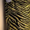 GK CHILD SMALL YELLOW ZEBRA FOIL PRINT BLACK NYLON GYMNASTS DANCE TANK LEOTARD S - Image 2