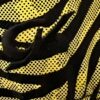 GK CHILD SMALL YELLOW ZEBRA FOIL PRINT BLACK NYLON GYMNASTS DANCE TANK LEOTARD S - Image 5