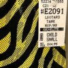 GK CHILD SMALL YELLOW ZEBRA FOIL PRINT BLACK NYLON GYMNASTS DANCE TANK LEOTARD S - Image 6