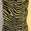 GK CHILD SMALL YELLOW ZEBRA FOIL PRINT BLACK NYLON GYMNASTS DANCE TANK LEOTARD S - Image 7