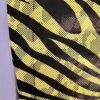 GK CHILD SMALL YELLOW ZEBRA FOIL PRINT BLACK NYLON GYMNASTS DANCE TANK LEOTARD S - Image 8