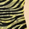GK CHILD SMALL YELLOW ZEBRA FOIL PRINT BLACK NYLON GYMNASTS DANCE TANK LEOTARD S - Image 11