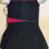 GK ICE FIGURE SKATE DRESS GIRLS MEDIUM SLVLS STRETCH SUPPLEX BLACK TANK CM NWT! - Image 2