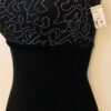 GK BIKETARD DANCE ADULT SMALL BLACK FOIL BEAD NYLON COTTON GYM FITNESS TANK AS - Image 4