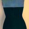 GK BIKETARD DANCE ADULT SMALL GREEN CROCODILE VELVET WORKOUT GYMNAST CHEER Sz AS - Image 6