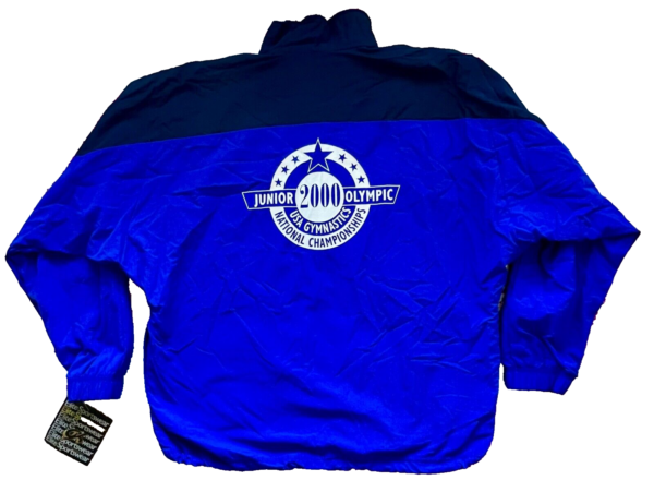 GK "2000 JR OLYMPICS CHAMPS"  WARM UP ADULT X-LARGE BLUE NYLON JACKET/PANT SET S - Image 6