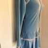 GK ICE FIGURE SKATE LgSLV ADULT SMALL Lt BLUE VELVET ZIP TURTLENECK DRESS Sz AS - Image 5