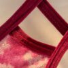 GK SLVLS PINK TIE-DYE FIGURE SKATE ADULT SMALL FOIL PRINT VELVET DRESS AS NWT - Image 4