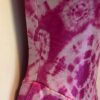 GK SLVLS PINK TIE-DYE FIGURE SKATE ADULT SMALL FOIL PRINT VELVET DRESS AS NWT - Image 5