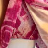 GK SLVLS PINK TIE-DYE FIGURE SKATE ADULT SMALL FOIL PRINT VELVET DRESS AS NWT - Image 6