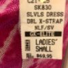 GK SLVLS PINK TIE-DYE FIGURE SKATE ADULT SMALL FOIL PRINT VELVET DRESS AS NWT - Image 7