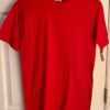 DURABLE  MENS SMALL SSLV RED COTTON CREW T-SHIRT Sz S NWT! - Image 3