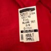 DURABLE  MENS SMALL SSLV RED COTTON CREW T-SHIRT Sz S NWT! - Image 5