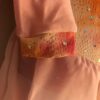 GK PINK VELVET CHILD SMALL LgSLV PINK SERPENTINE TIE-DYE FIGURE SKATE DRESS CS - Image 5