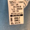 GK ICE FIGURE SKATE LgSLV ADULT SMALL Lt BLUE VELVET ZIP TURTLENECK DRESS Sz AS - Image 8