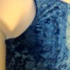 SHANNON MILLER GK GIRLS LARGE OCEAN CRUSH VELVT DANCE CHEER TANK CROP TOP Sz CL - Image 3