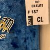 SHANNON MILLER GK GIRLS LARGE OCEAN CRUSH VELVT DANCE CHEER TANK CROP TOP Sz CL - Image 7