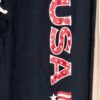 GK  USA GRAPHIC LADIES MEDIUM NAVY 100% COTTON ATHLETIC GYMNASTIC CHEER PANTS AM - Image 4