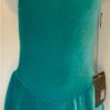 GK JADE VELVET ICE FIGURE SKATE GIRLS LARGE YELLOW VELV RACERBACK TANK DRESS CL