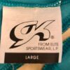 GK JADE VELVET ICE FIGURE SKATE GIRLS LARGE YELLOW VELV RACERBACK TANK DRESS CL - Image 8