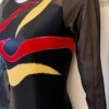 GK LgSLV LADIES SMALL BLACK MYSTIQUE RIBBONS MESH GYMNASTIC DANCE LEOTARD Sz AS - Image 5