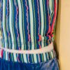 GK ICE SKATE GIRLS LARGE CAP SLV RUFFLED CROP TOP Lt BLUE VELVET SKIRT SET CL - Image 5