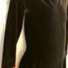 GK ICE SKATE Lg SLV GIRL X-SMALL BLACK VELVET POLKA DOT TRIM RUFFLE DRESS Sz CXS - Image 3