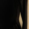 GK ICE SKATE Lg SLV GIRL X-SMALL BLACK VELVET POLKA DOT TRIM RUFFLE DRESS Sz CXS - Image 5