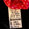 GK ICE SKATE Lg SLV GIRL X-SMALL BLACK VELVET POLKA DOT TRIM RUFFLE DRESS Sz CXS - Image 7