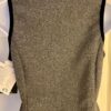 GK GRAY VEST ADULT X-SMALL POLYESTER FLEECE VELVT TRIM FRONT ZIP SKATE GYM SZ XS - Image 5