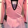 GK FIGURE SKATE GIRLS SMALL LgSLV PINK VELVET POODLE APPLIQUÃ‰ SKATE DRESS CS NWT - Image 6